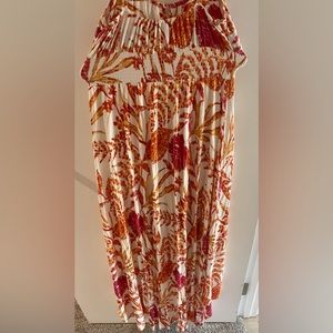 Felicity and Coco high low tropical print dress.